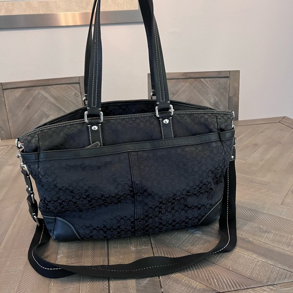 Coach large carry all vintage small c print - Picture 2 of 6